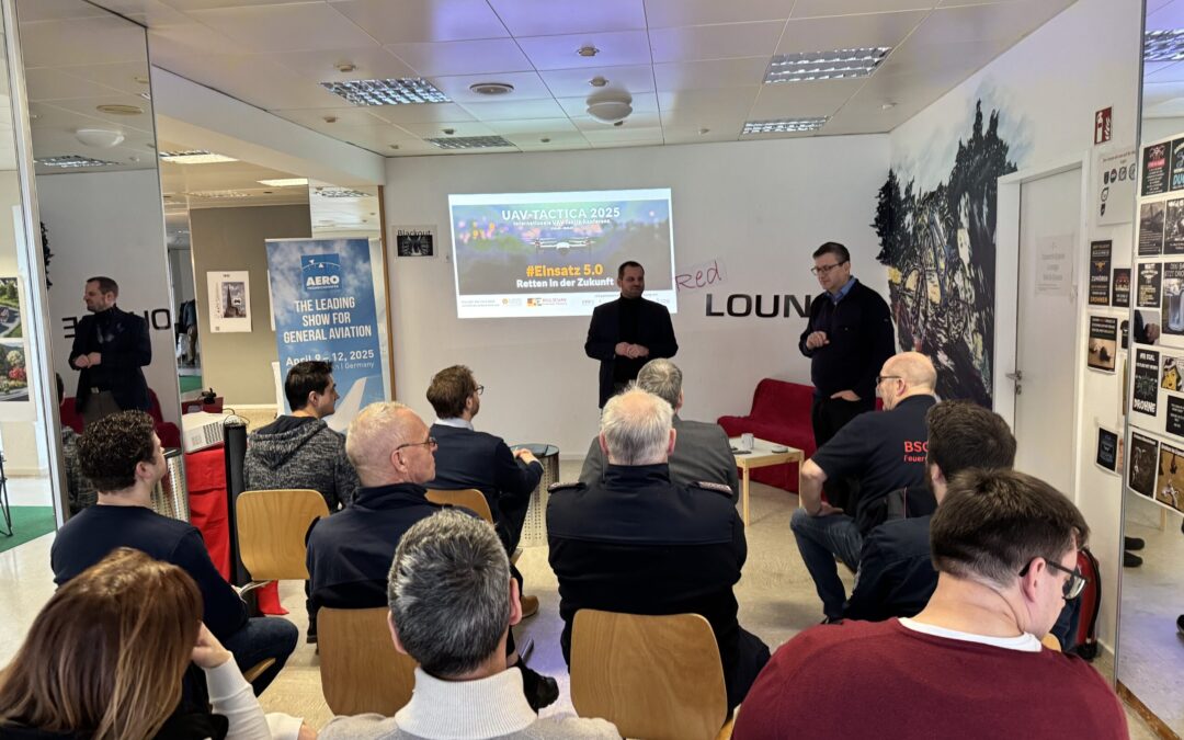 Besuch der UAV TACTICA 2025 in Hamburg im Rahmen des ZIM-Innovationsnetzwerks DroneSky.Digital